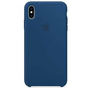 Apple iPhone XS Max Silicone Case - podvečerne modrá