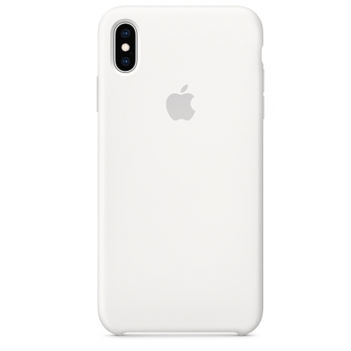 Apple iPhone X/XS Silicone Case - biela