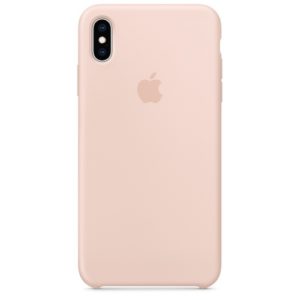 Apple iPhone XS Max Silicone Case - pieskovo ružová