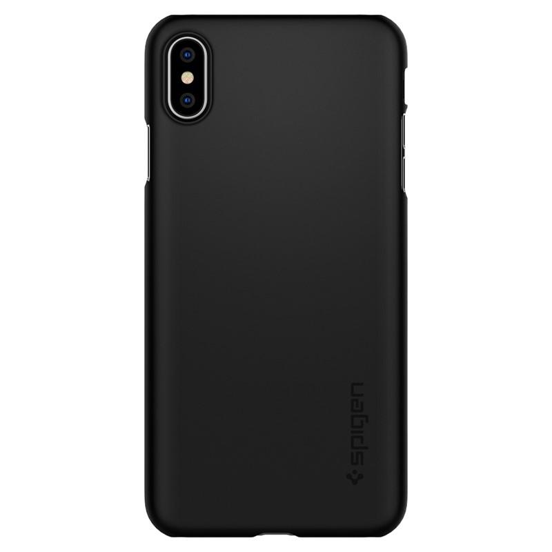 Obal Spigen Thin Fit na iPhone XS Max, čierna