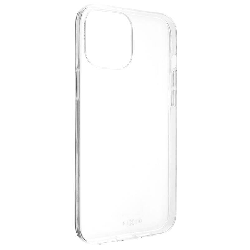 Ultratenký TPU gélový FIXED obal na iPhone 12 Pro Max, priehľadný