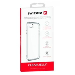 Obal Swissten Clear Jelly Apple iPhone 7 / 8 / SE - priehľadný