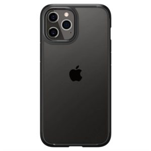 Spigen Ultra Hybrid na Apple iPhone 12 Pro Max, čierny/priehľadný