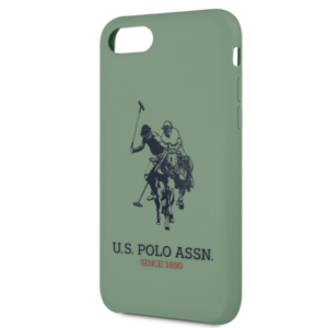 U.S. POLO silikonový obal pre iPhone 7 / 8 / SE - zelený