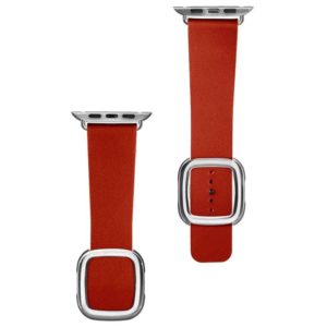Remienok COTEetCI Nobleman na Apple Watch 42/44/45/49 mm, kožený, magnetický, červený