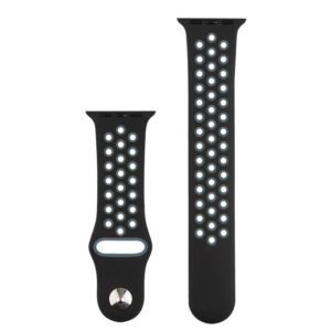 Remienok COTEetCI na Apple Watch 38/40/41 mm, športový - čierny/sivý